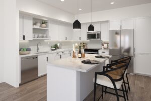 Kendry White Kitchen Rendering